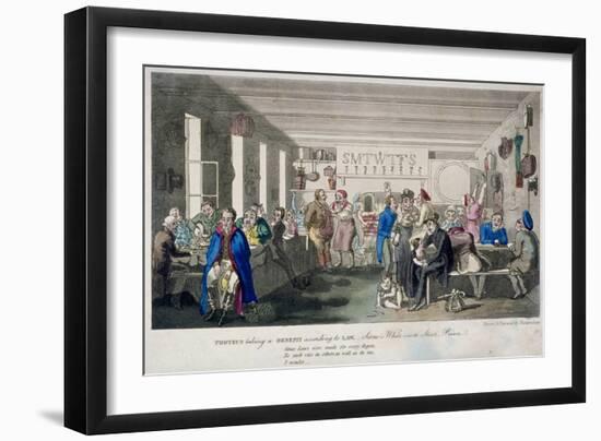 Proteus Taking a Benefit According to Law, 1825-Theodore Lane-Framed Premium Giclee Print