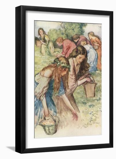 Prothalamion by Edmund Spenser-Robert Anning Bell-Framed Giclee Print