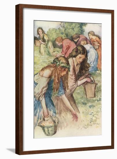 Prothalamion by Edmund Spenser-Robert Anning Bell-Framed Giclee Print