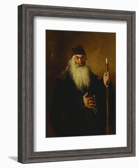 Protodeacon, 1877-Ilya Yefimovich Repin-Framed Giclee Print