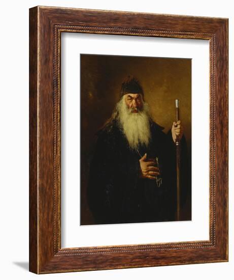 Protodeacon, 1877-Ilya Yefimovich Repin-Framed Giclee Print