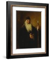 Protodeacon, 1877-Ilya Yefimovich Repin-Framed Giclee Print