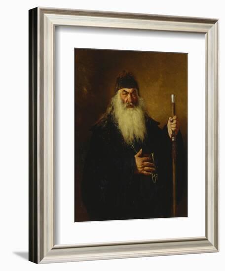 Protodeacon, 1877-Ilya Yefimovich Repin-Framed Giclee Print