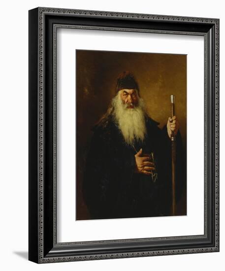 Protodeacon, 1877-Ilya Yefimovich Repin-Framed Giclee Print