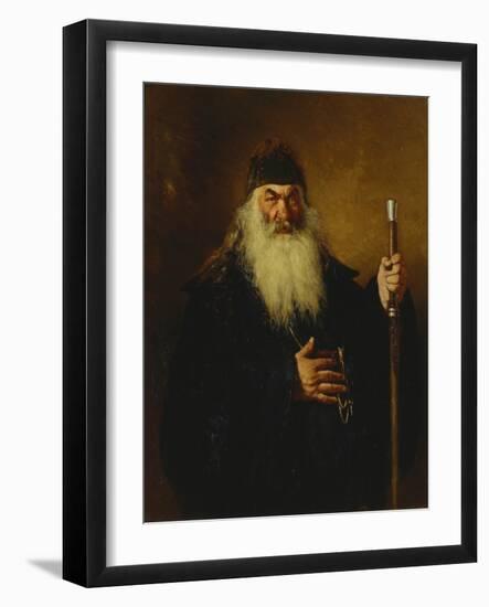 Protodeacon, 1877-Ilya Yefimovich Repin-Framed Giclee Print