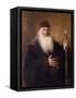 Protodiakon-Ilya Efimovich Repin-Framed Stretched Canvas