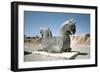 Protome of a Double Griffin, the Apadana, Persepolis, Iran-Vivienne Sharp-Framed Photographic Print