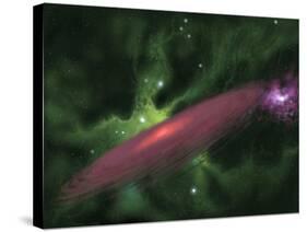 Protostellar Disk-Stocktrek Images-Stretched Canvas