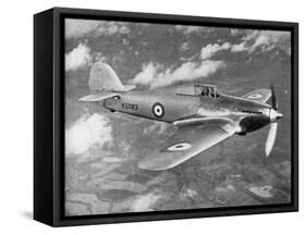 Prototype Hawker Hurricane Being Test Flown by Flight Lieutenant Pws Bulman, C1935-null-Framed Stretched Canvas