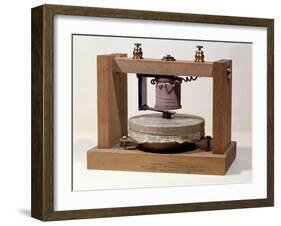 Prototype Telephone Design, 1873-Alexander Graham Bell-Framed Giclee Print