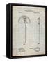 Protractor T-Square Patent-Cole Borders-Framed Stretched Canvas