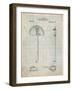 Protractor T-Square Patent-Cole Borders-Framed Art Print