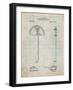 Protractor T-Square Patent-Cole Borders-Framed Art Print