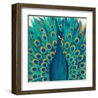 Proud as a Peacock I-Veronique Charron-Framed Art Print