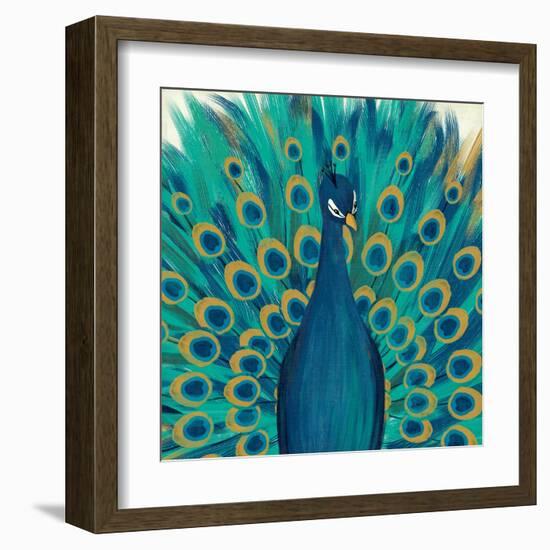 Proud as a Peacock I-Veronique Charron-Framed Art Print