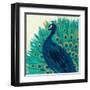 Proud as a Peacock II-Veronique Charron-Framed Art Print