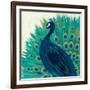 Proud as a Peacock II-Veronique Charron-Framed Art Print