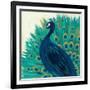 Proud as a Peacock II-Veronique Charron-Framed Art Print