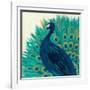 Proud as a Peacock II-Veronique Charron-Framed Art Print