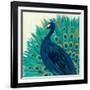 Proud as a Peacock II-Veronique Charron-Framed Art Print