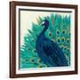 Proud as a Peacock II-Veronique Charron-Framed Art Print