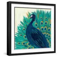 Proud as a Peacock II-Veronique Charron-Framed Art Print