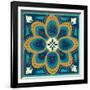 Proud as a Peacock Tile I-Veronique Charron-Framed Art Print