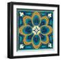 Proud as a Peacock Tile I-Veronique Charron-Framed Art Print