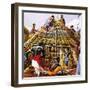 Proud Giants of Africa: the Batushi-English School-Framed Giclee Print