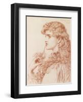 Proud Maisie, 1903 (Pencil and Red Chalk on Paper)-Anthony Frederick Augustus Sandys-Framed Giclee Print