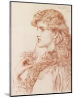 Proud Maisie, 1903 (Pencil and Red Chalk on Paper)-Anthony Frederick Augustus Sandys-Mounted Giclee Print