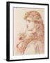 Proud Maisie, 1903 (Pencil and Red Chalk on Paper)-Anthony Frederick Augustus Sandys-Framed Giclee Print