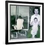 Proud New Mother with Baby, Ca. 1956-null-Framed Photographic Print