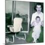 Proud New Mother with Baby, Ca. 1956-null-Mounted Photographic Print