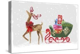 Proud Reindeer with Gifts-PI Studio-Stretched Canvas