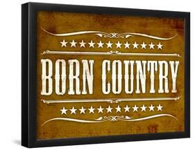 Proud to be Born Country-null-Framed Poster