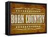 Proud to be Born Country-null-Framed Stretched Canvas