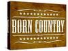 Proud to be Born Country-null-Stretched Canvas