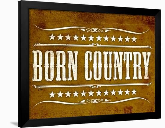 Proud to be Born Country-null-Framed Poster