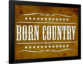 Proud to be Born Country-null-Framed Poster