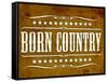 Proud to be Born Country-null-Framed Stretched Canvas