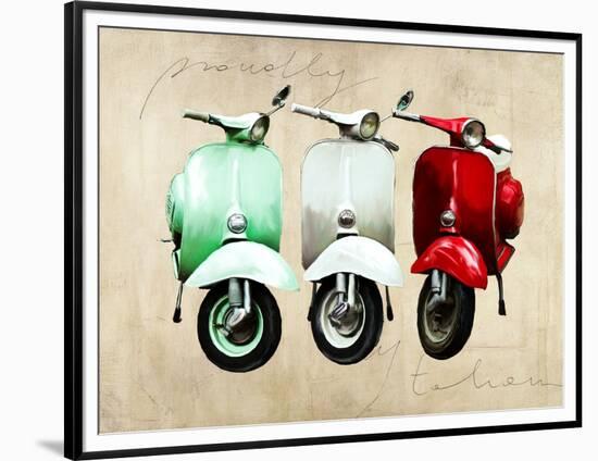 Proudly italian-Teo Rizzardi-Framed Art Print