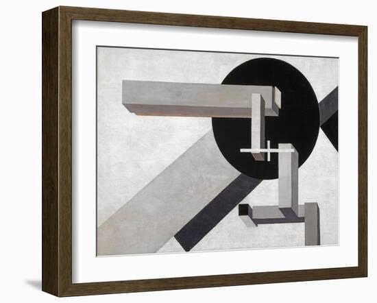 Proun 1 D, 1919-Eliezer Markowich Lissitzky-Framed Giclee Print