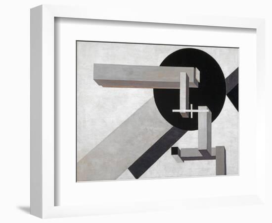 Proun 1 D, 1919-Eliezer Markowich Lissitzky-Framed Giclee Print