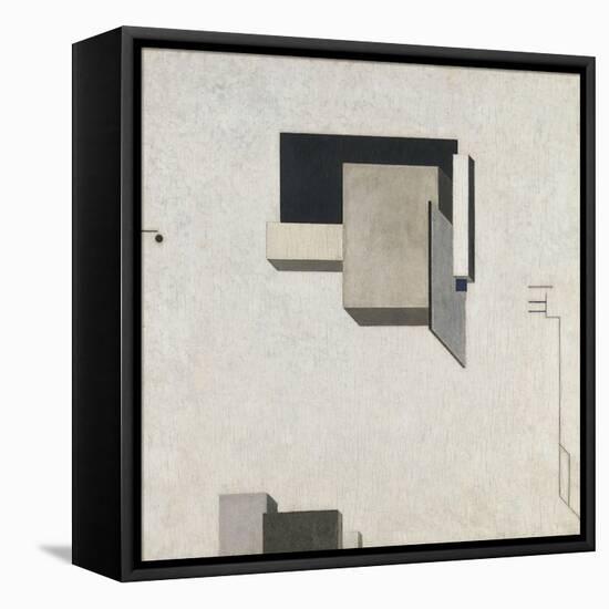 Proun 1-El Lissitzky-Framed Stretched Canvas