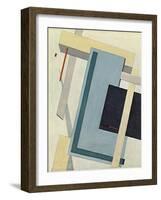 Proun 4 B, 1919-1920-El Lissitzky-Framed Giclee Print