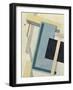 Proun 4 B, 1919-1920-El Lissitzky-Framed Giclee Print