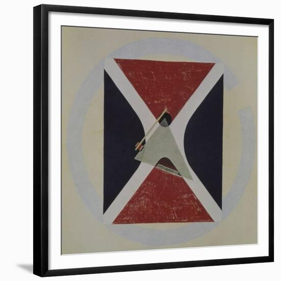 Proun 43, 1924-El Lissitzky-Framed Giclee Print