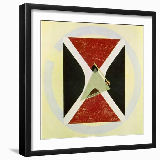 Proun 43, 1924-El Lissitzky-Framed Giclee Print