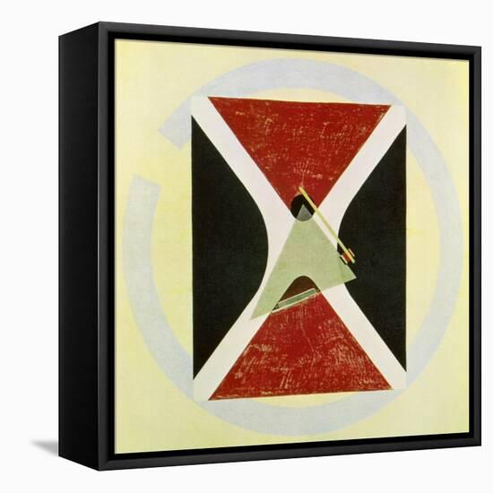 Proun 43, 1924-El Lissitzky-Framed Stretched Canvas